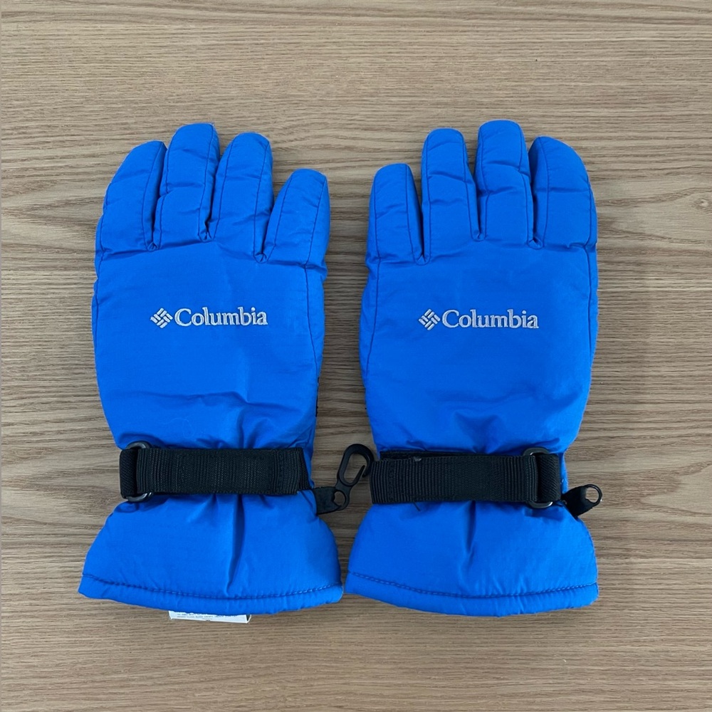 COLUMBIA Whirlibird Winter Gloves Skiing Snowboarding Size Youth M Blue